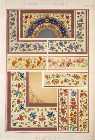 Persisch Nr. 5, Tafel XLVII, aus 